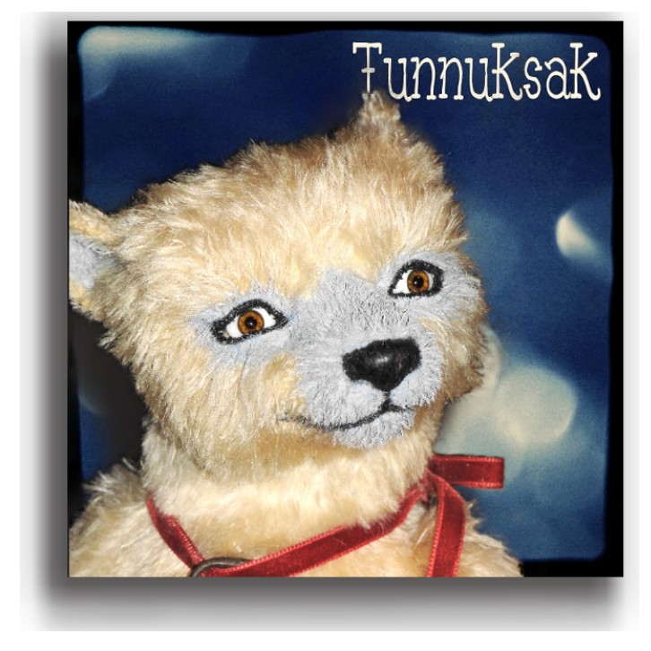 Tunnuksak  - Handmade Teddy Bears, Mohair Teddy Bears, Artist Teddy Bears by Award Winning Artist Denise Purrington